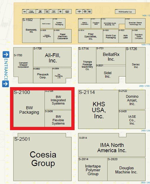 Pack Expo 2024 Map